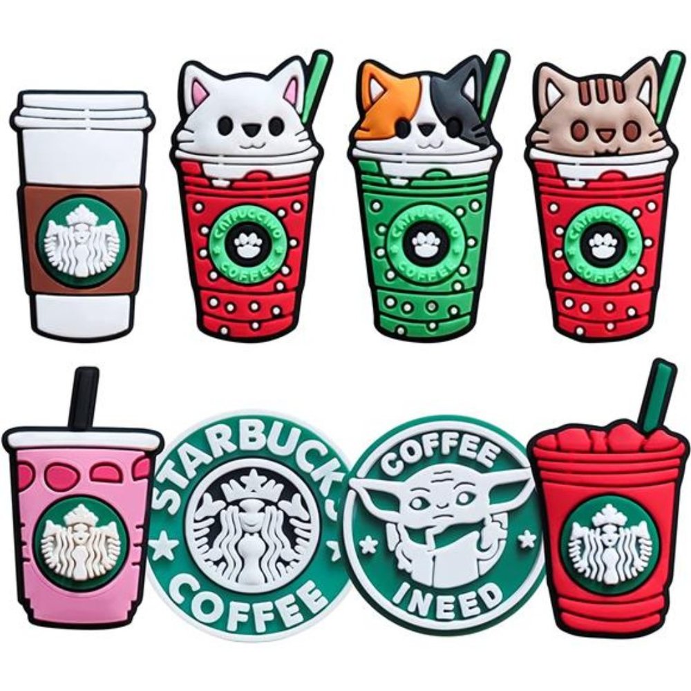 Starbucks Shoe Charms For Crocs